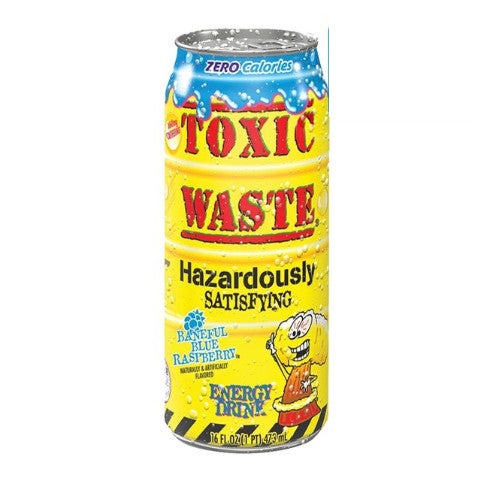 Toxic Waste Energy Drink Blue Raspberry 473ml | Canberra Candy Pty Ltd